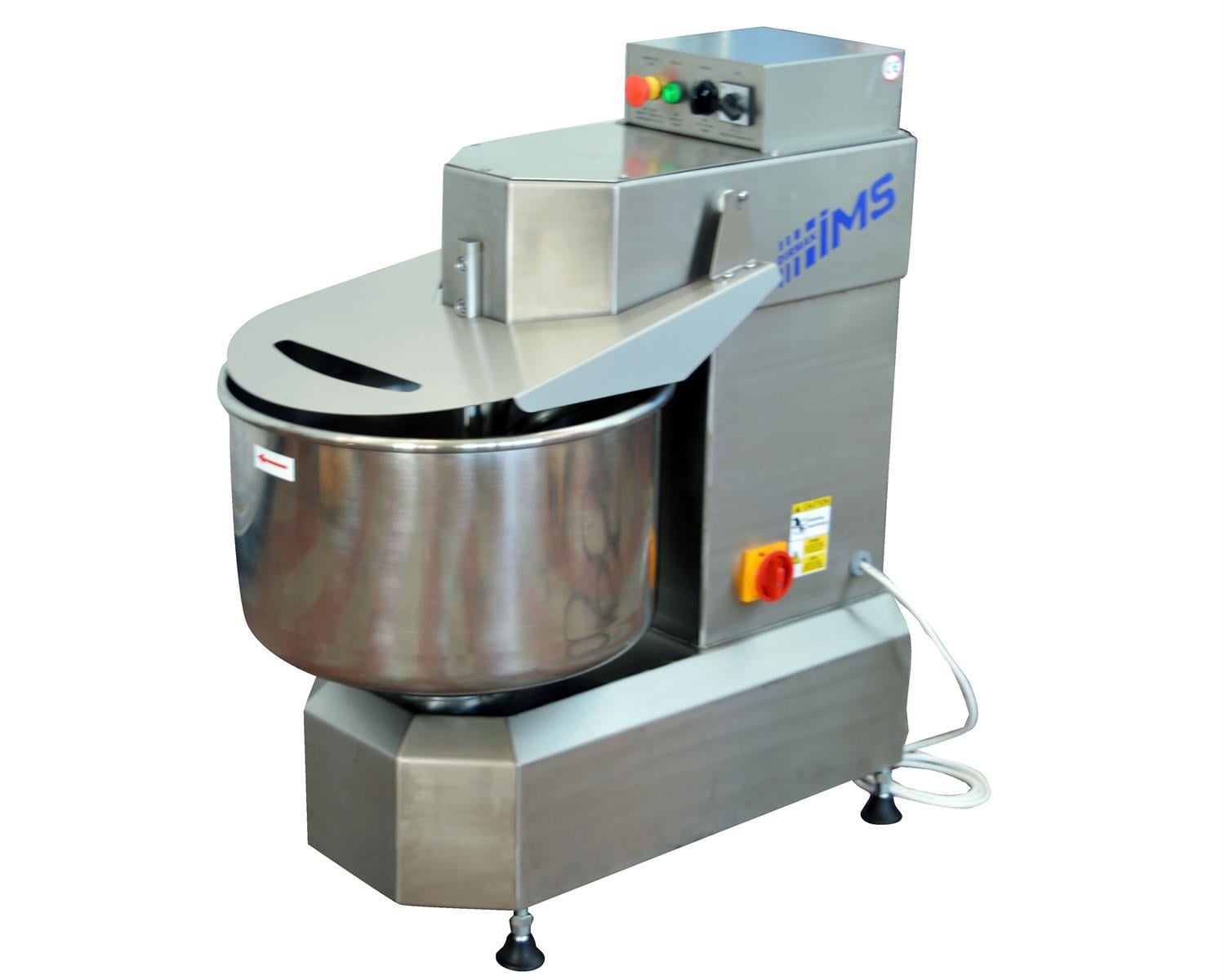 Dirmak Spiral İki Devirli Paslanmaz Çelik Gövde Mikser ISM 35-32-CR