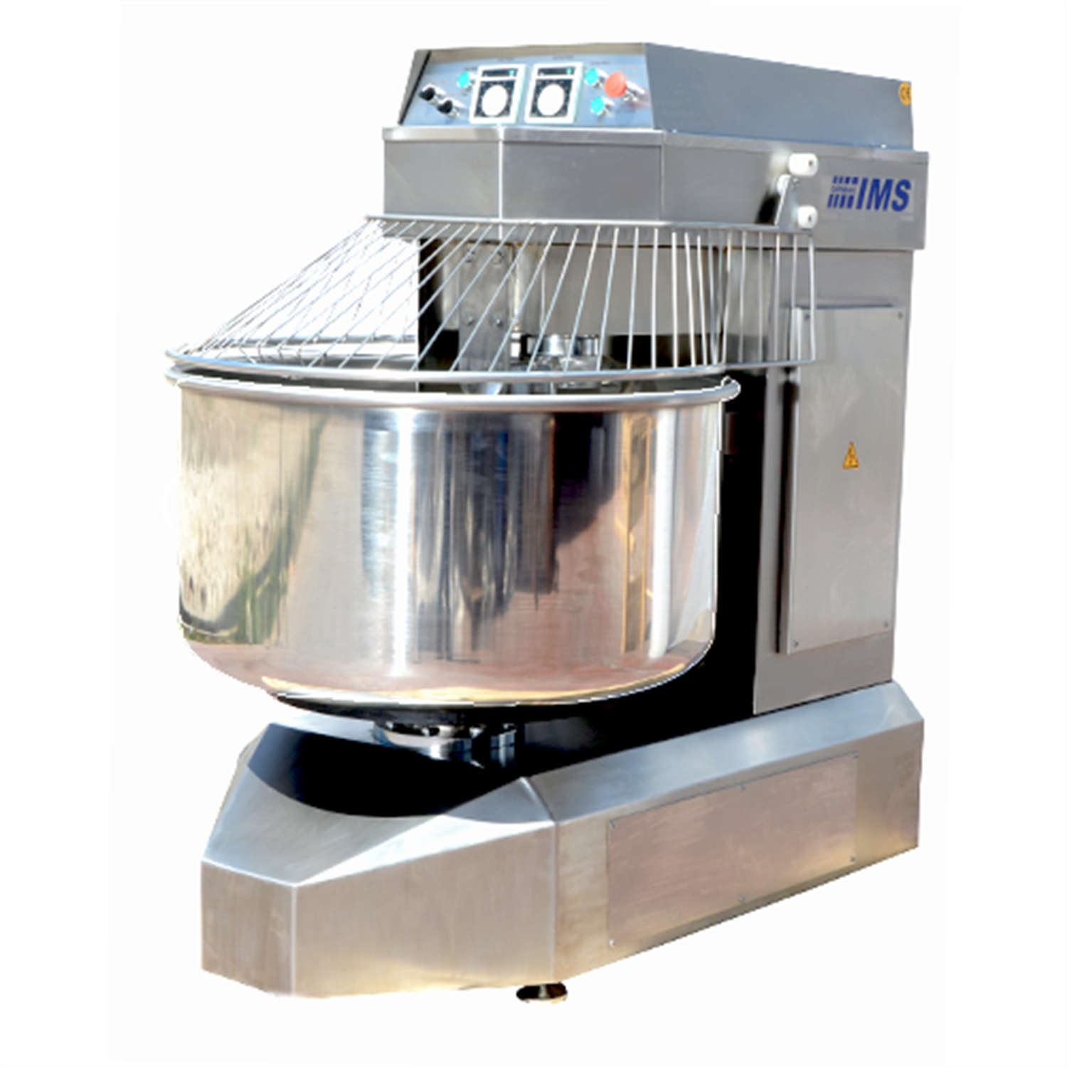 Dirmak Spiral İki Devirli Paslanmaz Çelik Gövde İki Yöne Dönmeli Kazan Mikser ISM 250-32-S-CR