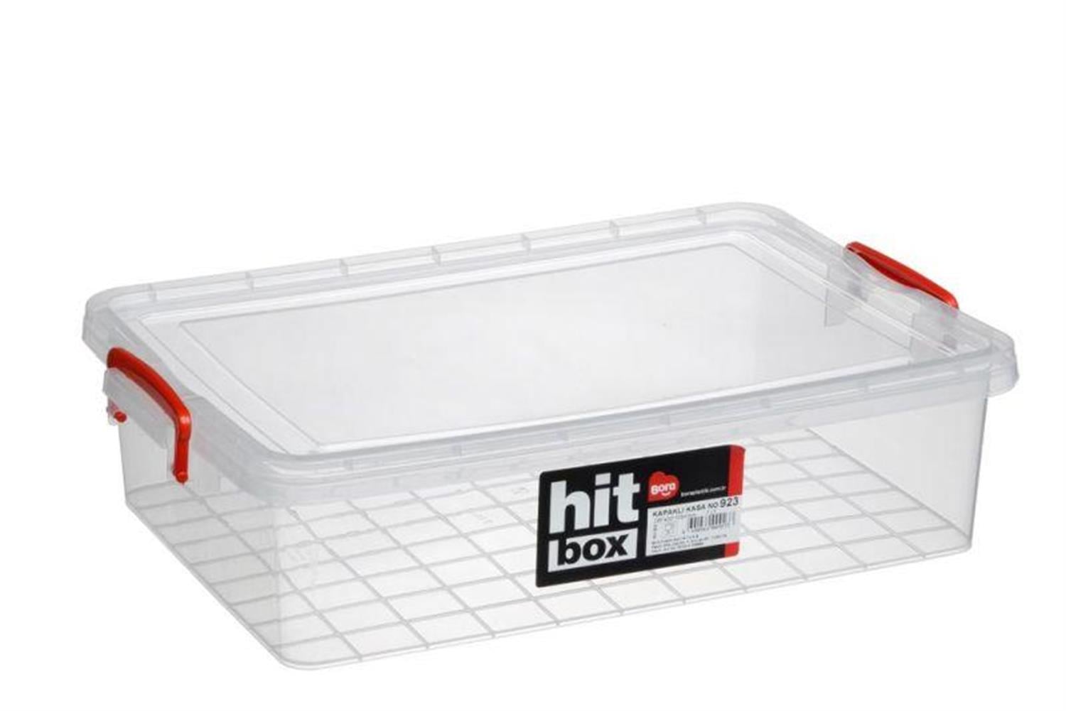 Hit Box Gıdaya Uygun Kapaklı Kasa No:923 - 7 Lt BO923