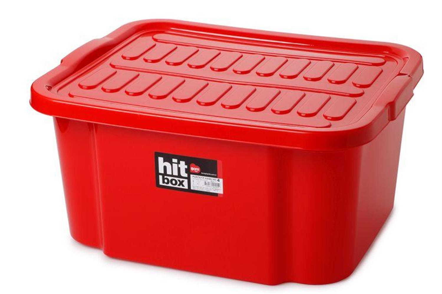 Hit Box Gıdaya Uygun Portatif Kasa No:4 - 38,4 Lt BO455