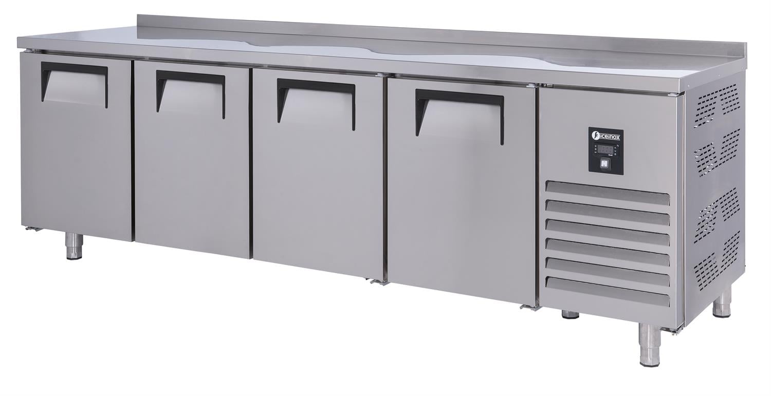 İceinox Tezgah Tip Gn Dondurucu - 4 Kapılı 304 Kalite