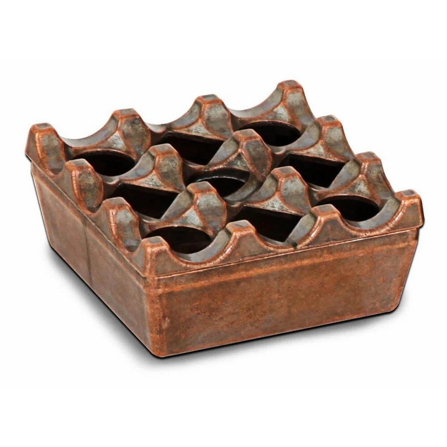 Kulluk Dokum Kare Bronz 8X8X3,5 Cm