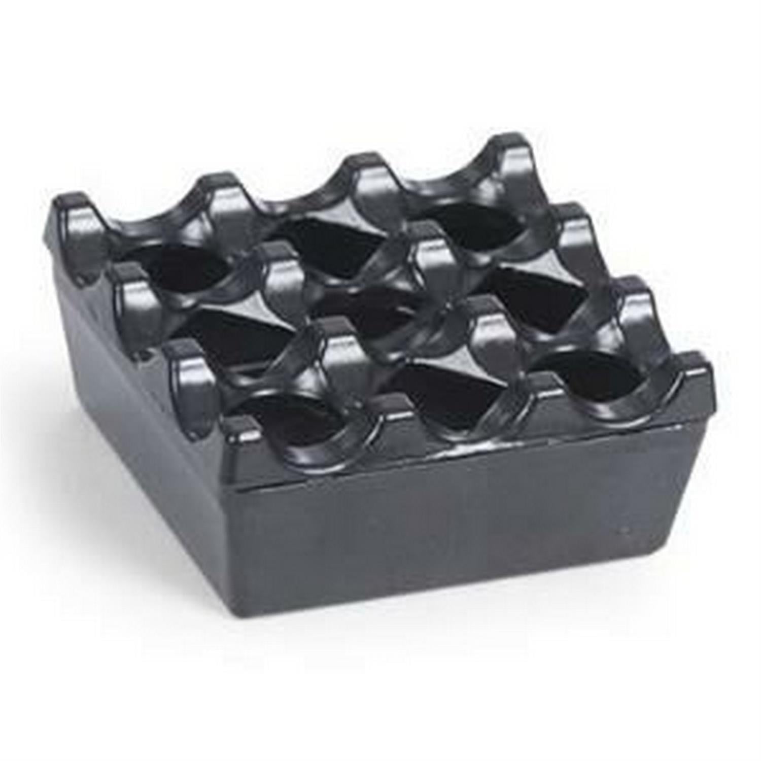 Kulluk Dokum Sıyah Kare 8X8X3,5 Cm