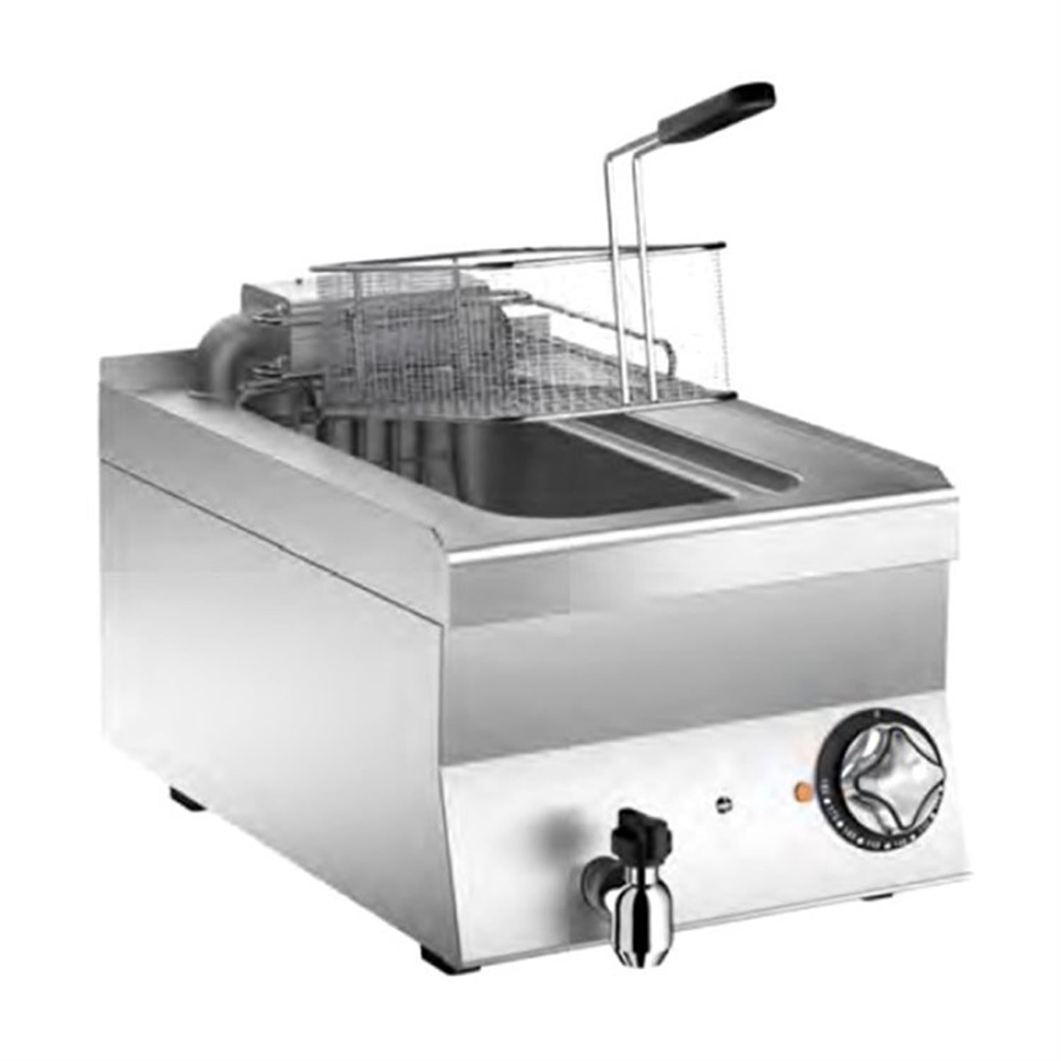 Mareno 10lt Kapasiteli Tek Tanklı Elektrikli Fritöz F64ERP