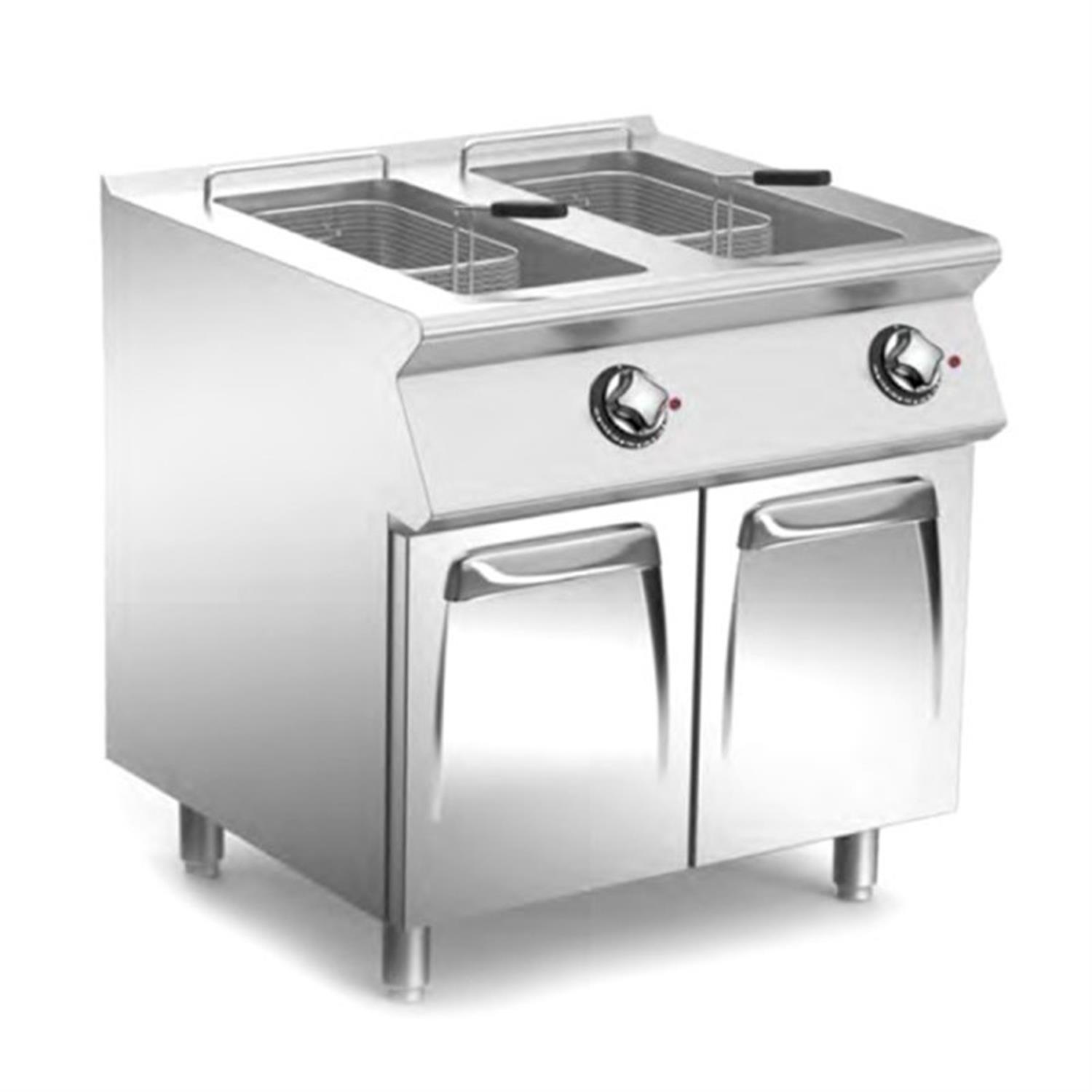 Mareno 15+15lt Kapasiteli Çift Tanklı Elektrikli Fritöz NF78E15