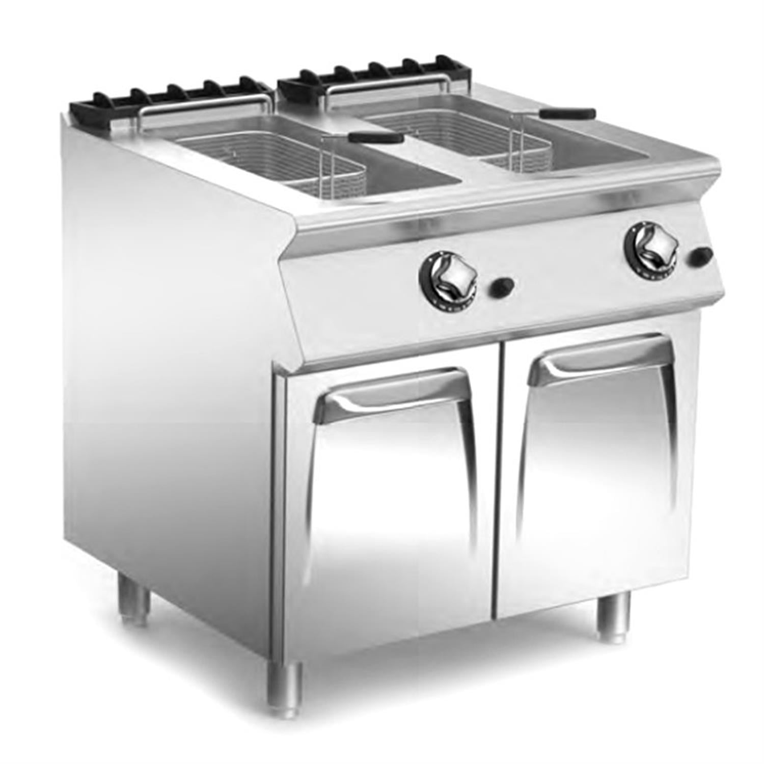 Mareno 15+15lt Kapasiteli Çift Tanklı Gazlı Fritöz NF78G15T