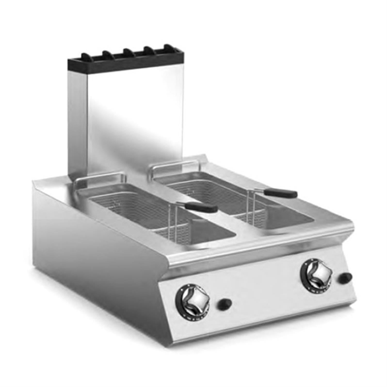 Mareno 8+8lt Kapasiteli Çift Tanklı Gazlı Fritöz NF76G8