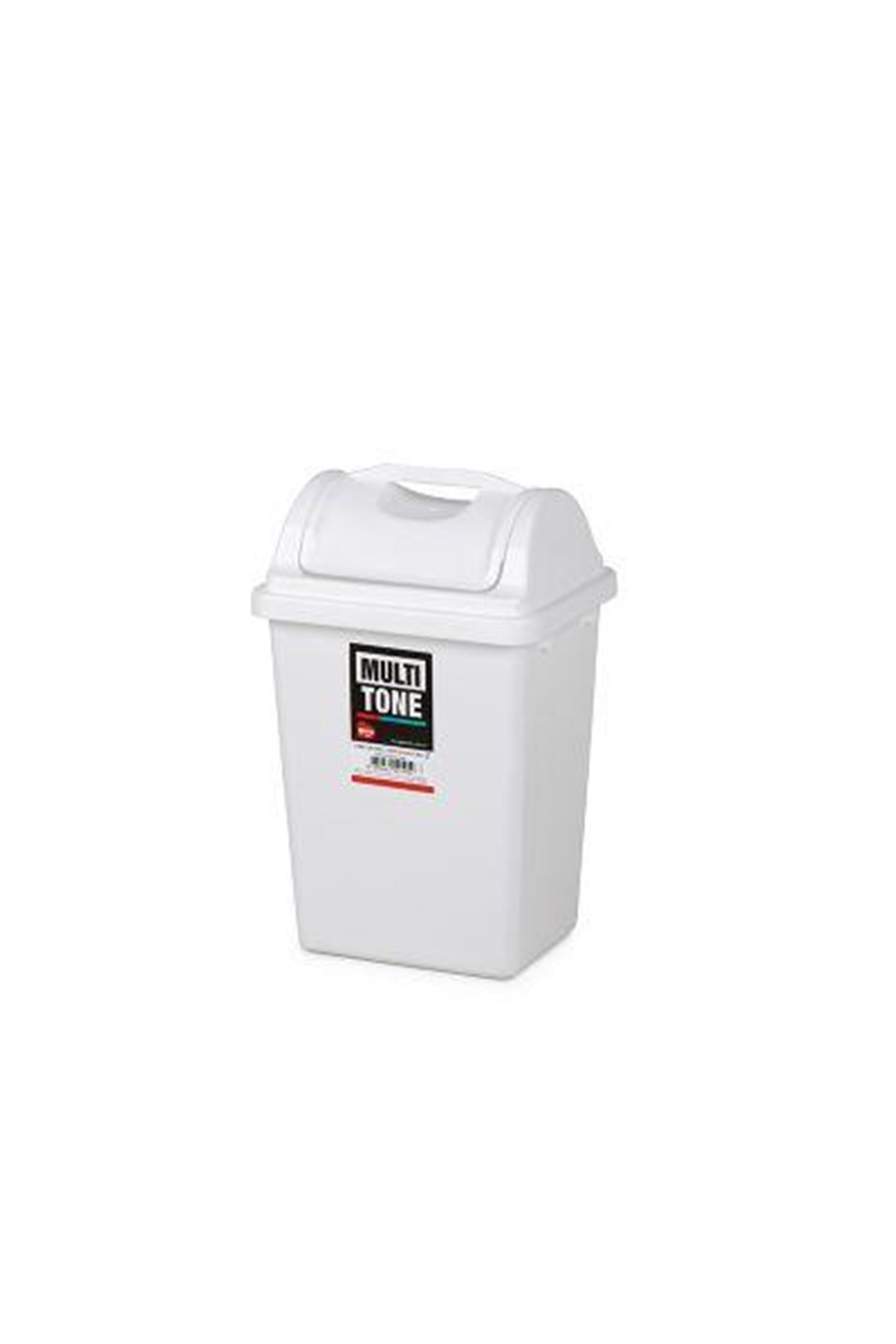 Mono Tone Köşeli Çöp Kovası İtmeli No:2 - 7,5 Lt BO190