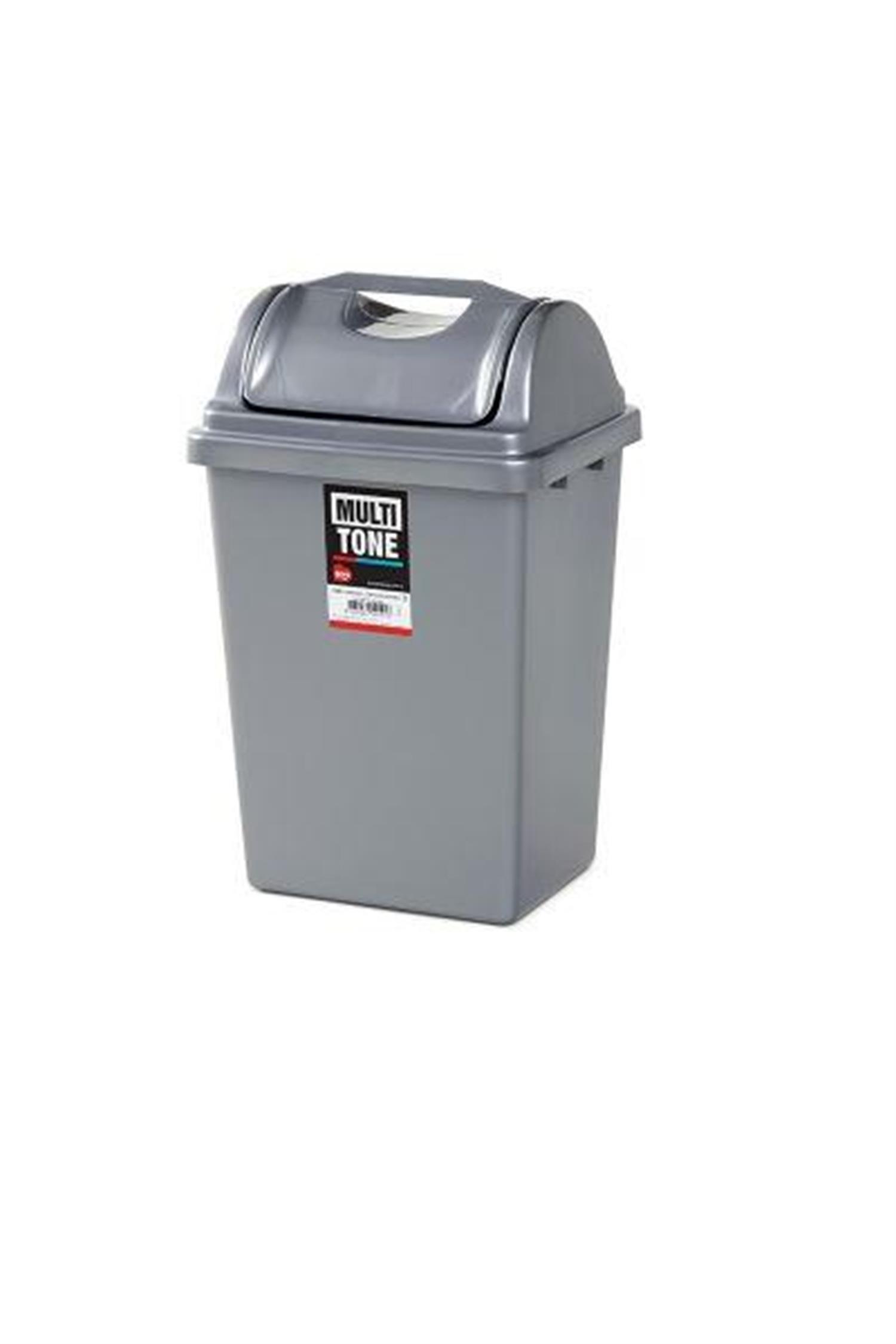 Mono Tone Köşeli Çöp Kovası İtmeli No:3 - 14 Lt BO191