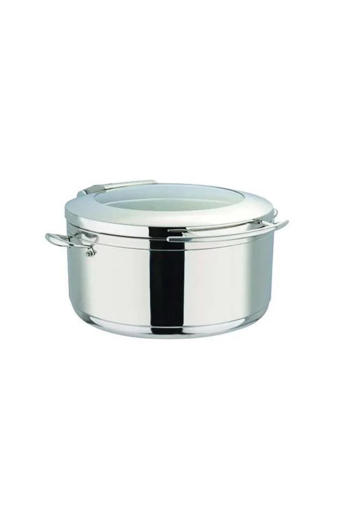 Yuvarlak Çorbalık 12 Lt Cam Kapak İndüksi̇yon Taban JP.CHF.03
