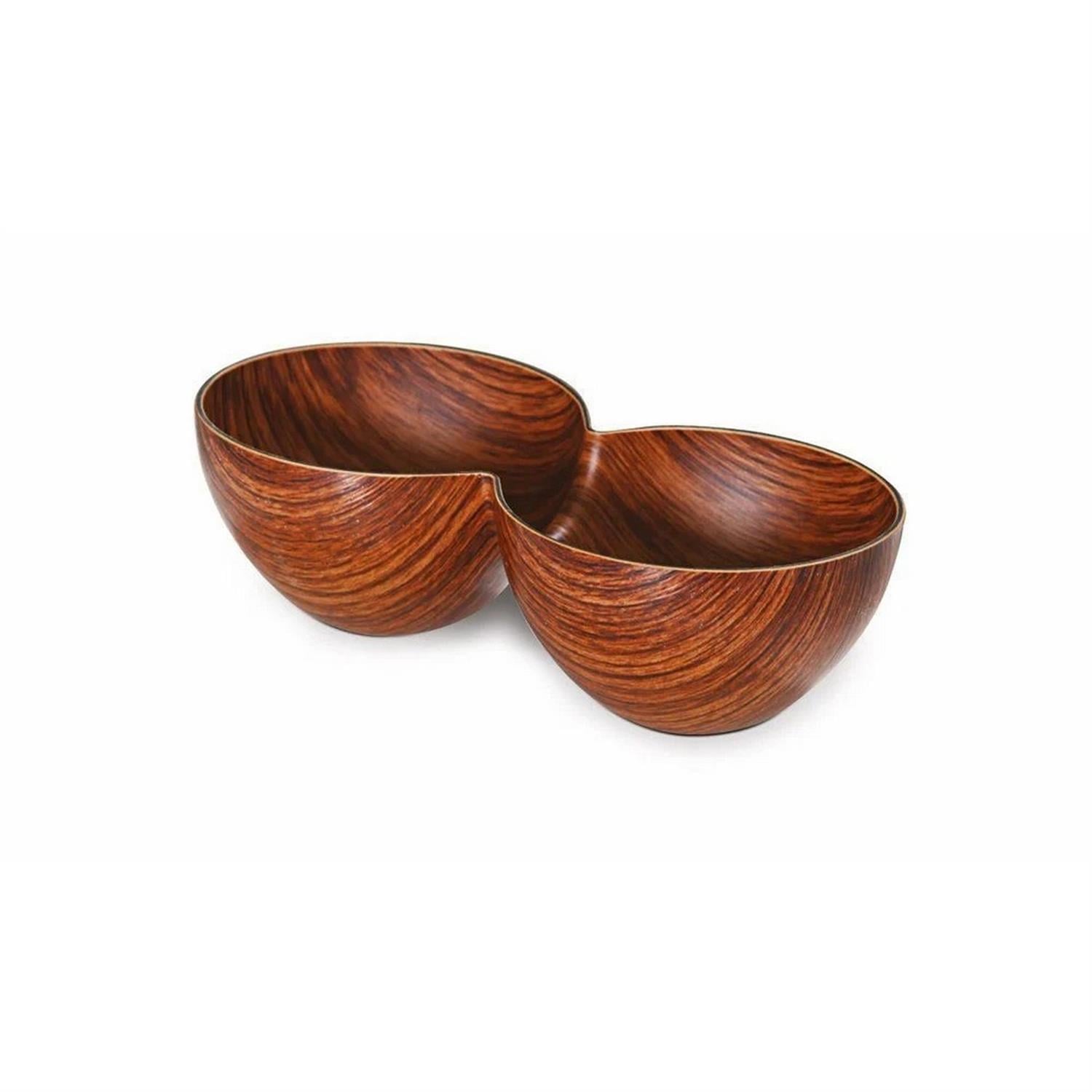 2 Bolmelı Yuvarlak Cerezlık 10X20X5,5 Cm