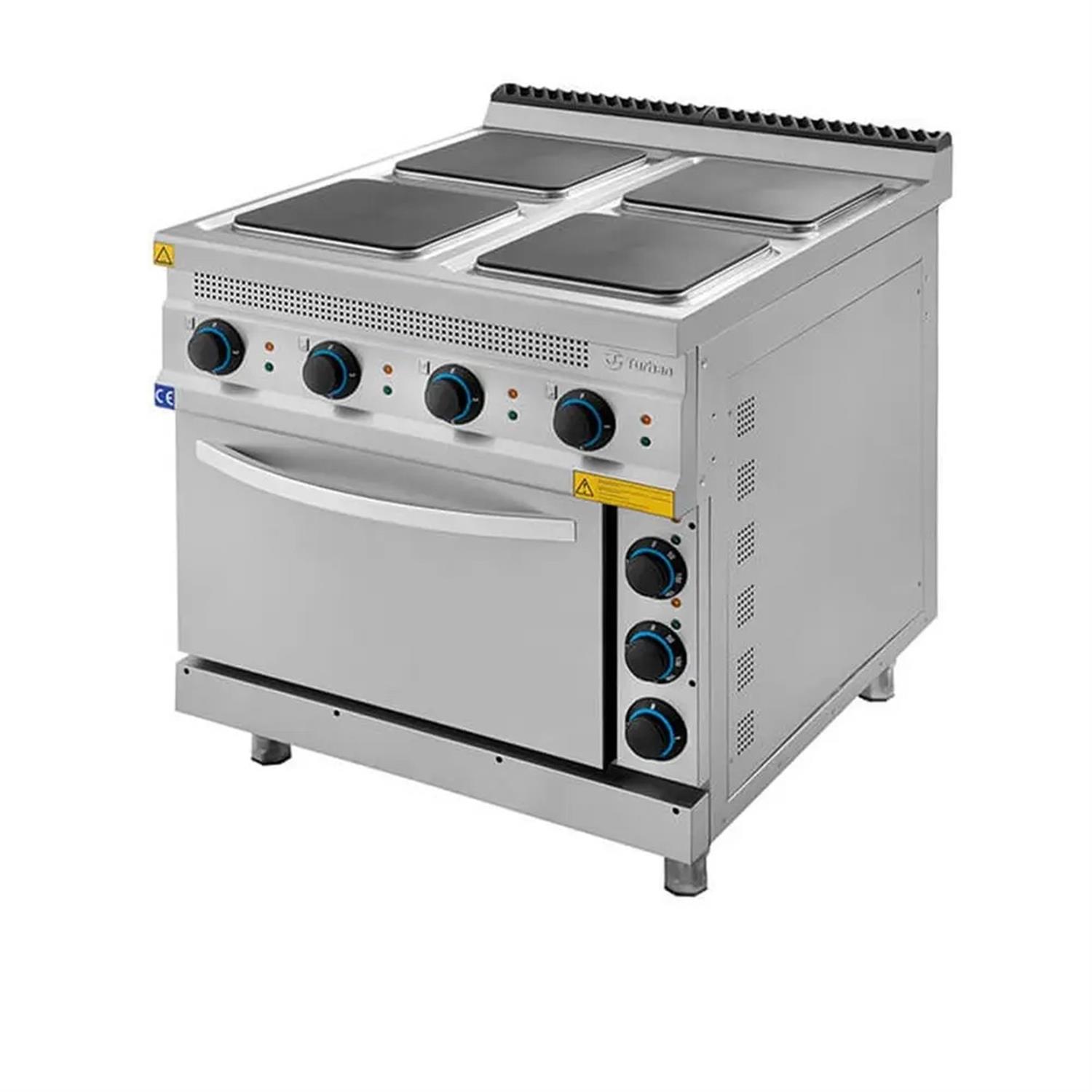 4 Lü Dolaplı Ocak (Tab.Raf.Etr. Açık)