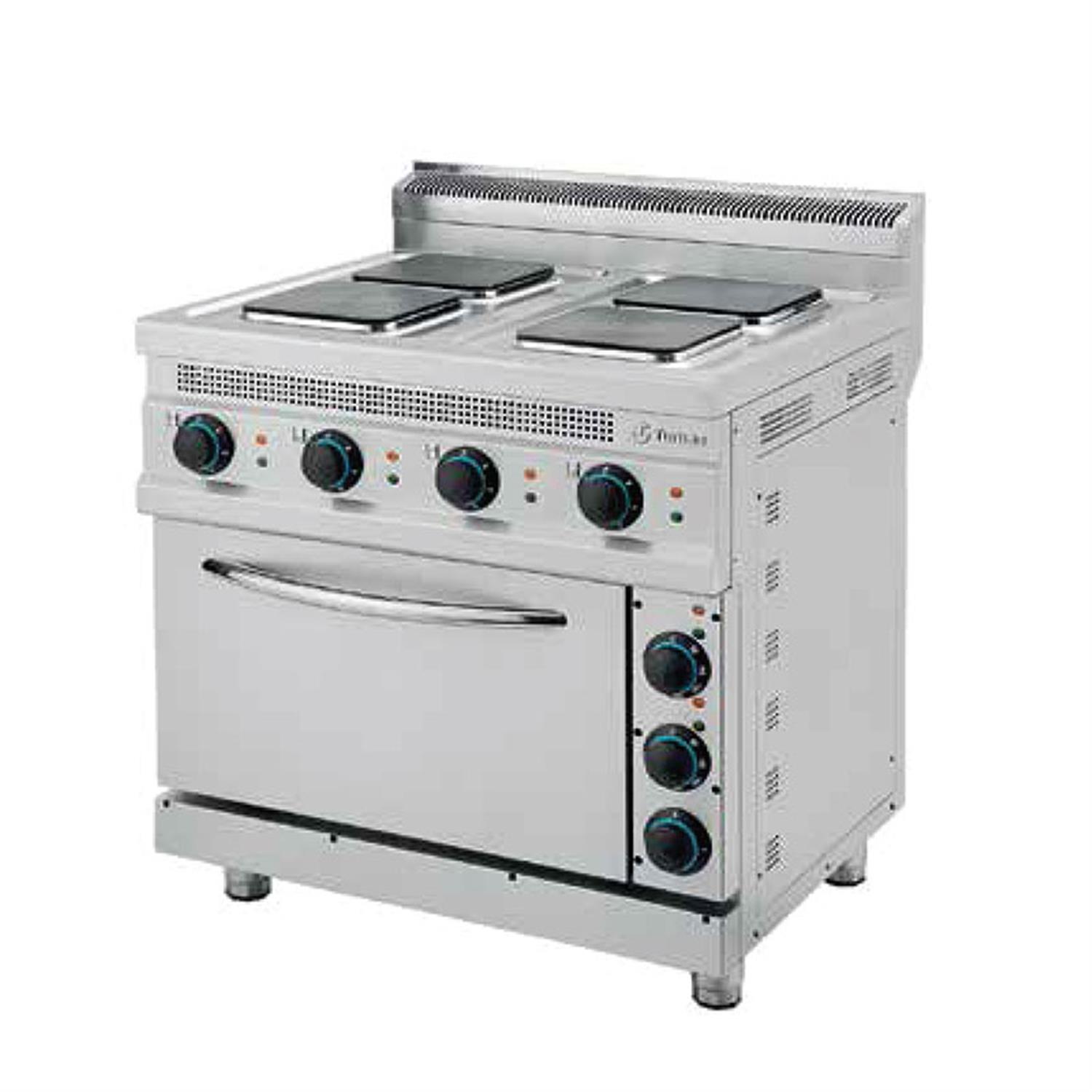 4 Lü Kare Elektrikli Kuzine