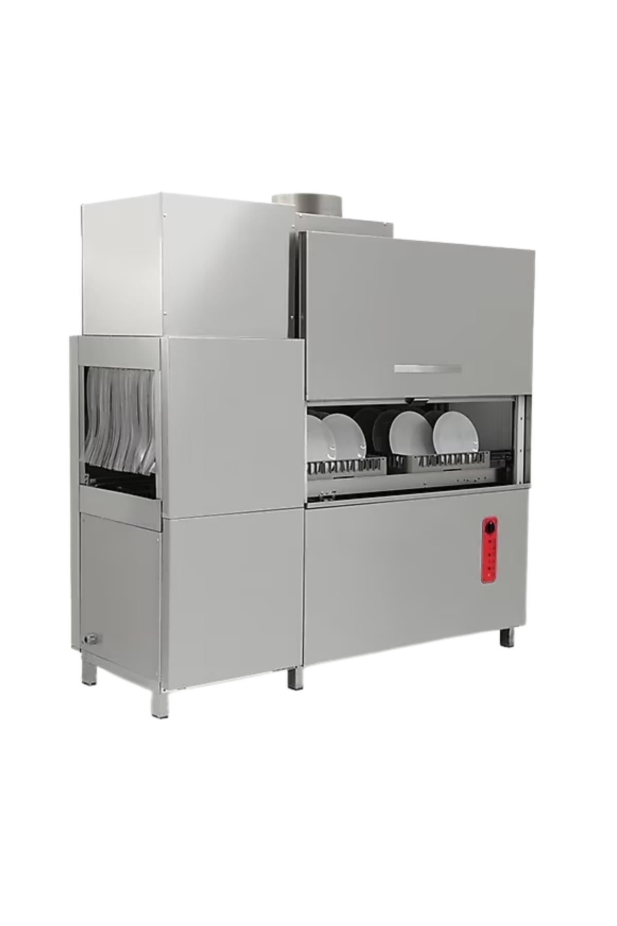 Konveyörlü Bulaşık Makinesi Kurutma Tünelli EMP.3000-SAG-R