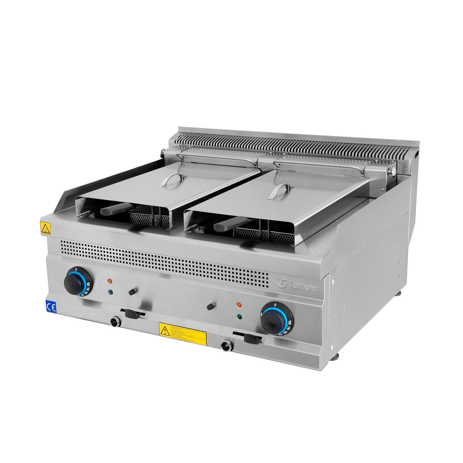 80 Lik Çiftli Elektrikli Fritöz