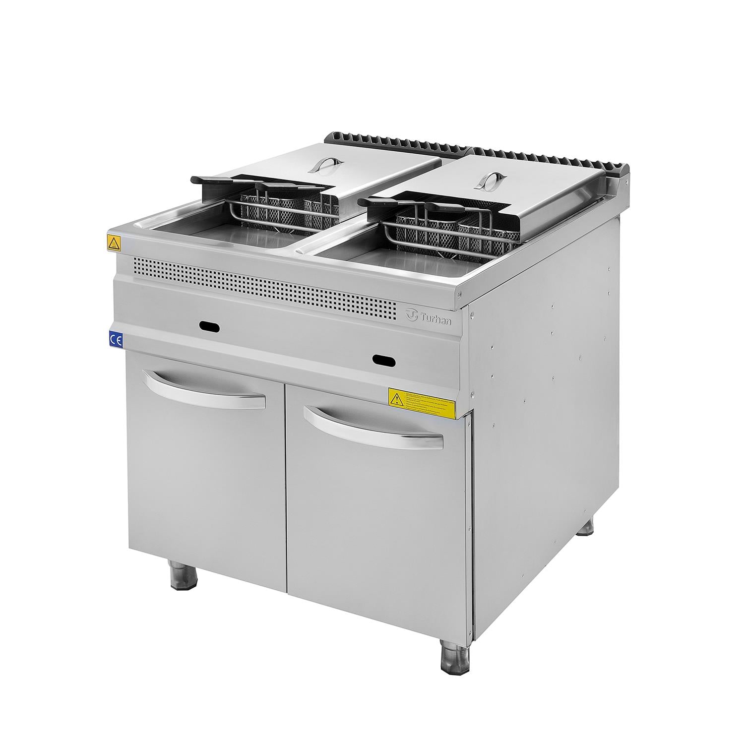 80 Lik Çiftli Gazlı Fritöz