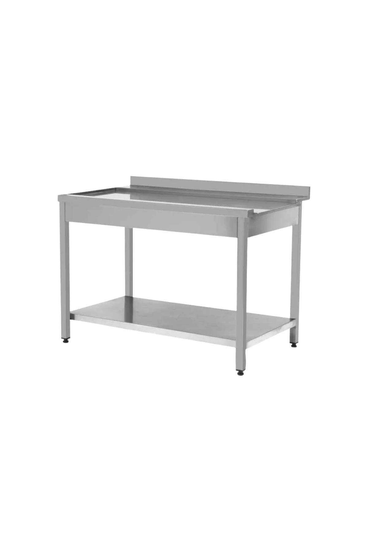 Bulaşık Makinesi Çıkış Tezgahı Taban Raflı (Sağ) EMP.BYC.75120-T-R-K