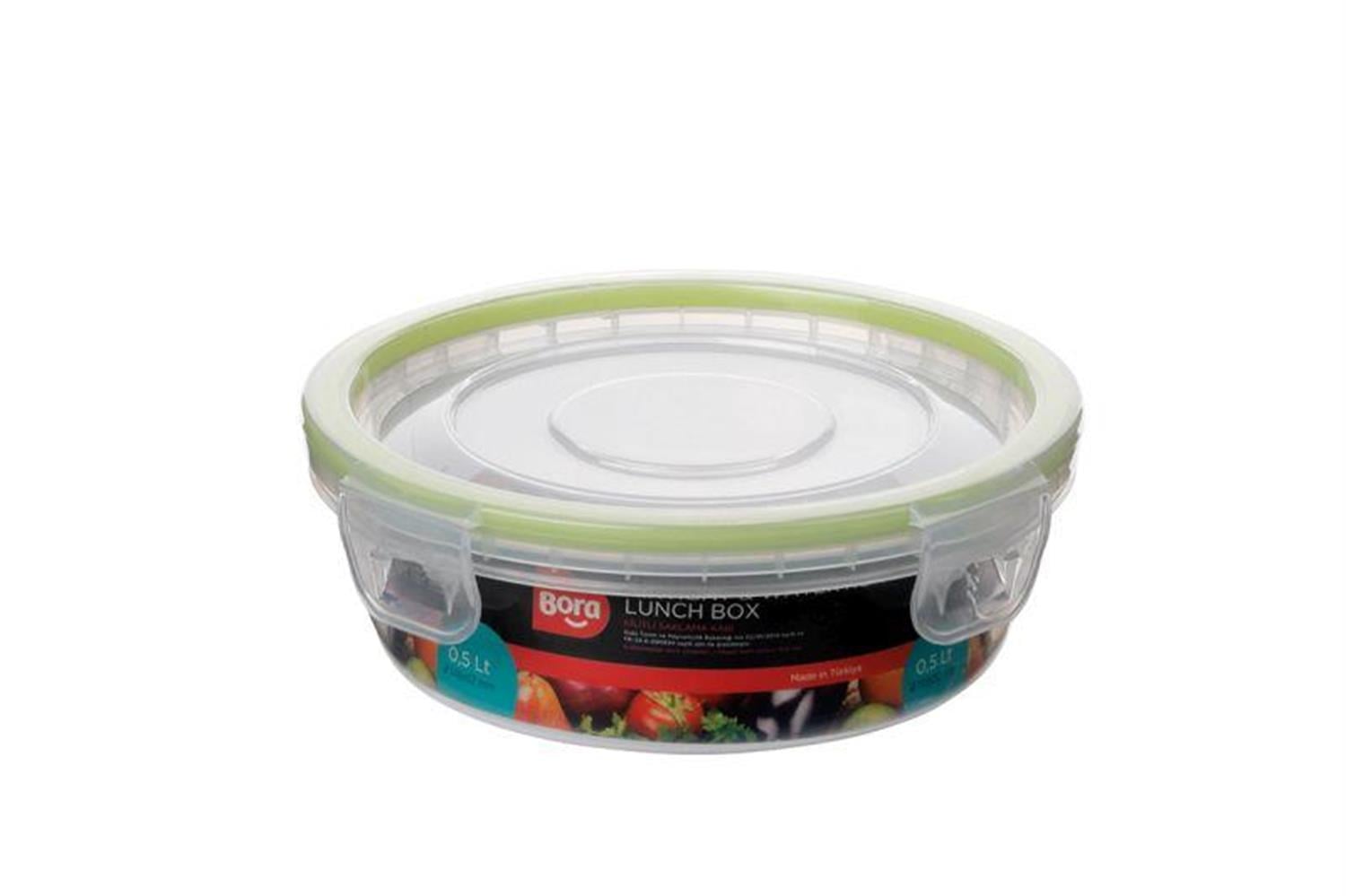 Bora Plastik Click Yuvarlak 500 ml BO823
