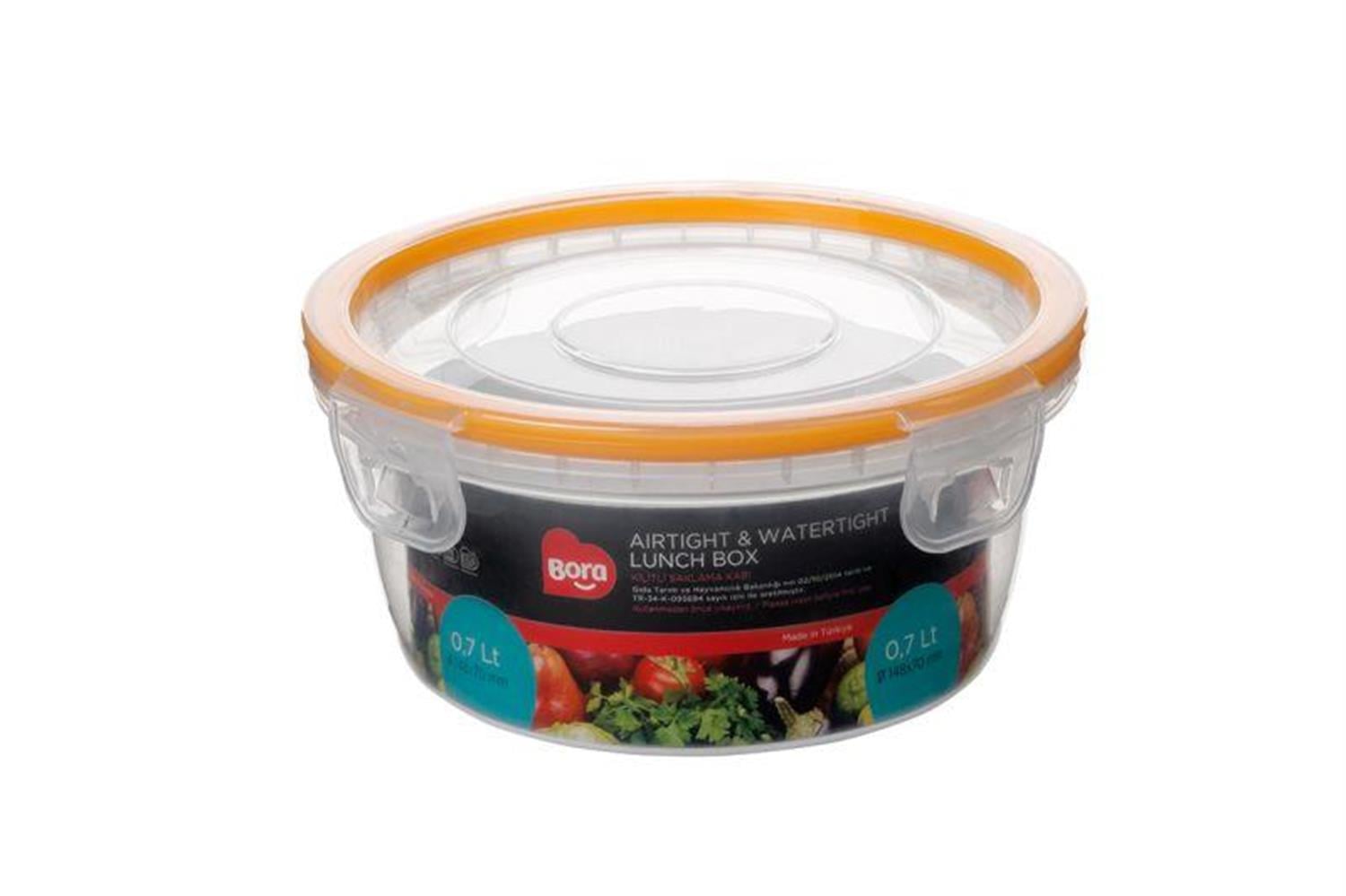 Bora Plastik Click Yuvarlak 700 ml BO824