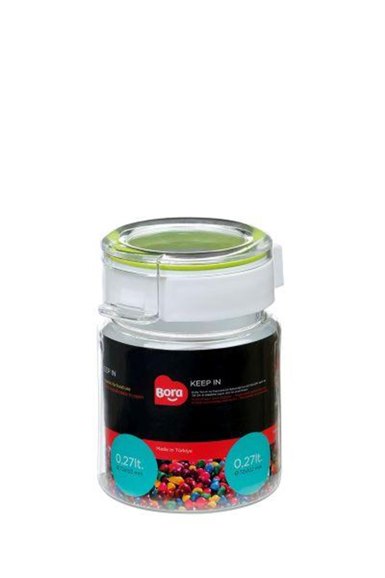 Bora Plastik Pet Yuvarlak 63mm No:1 - 0,25 Lt BO2210