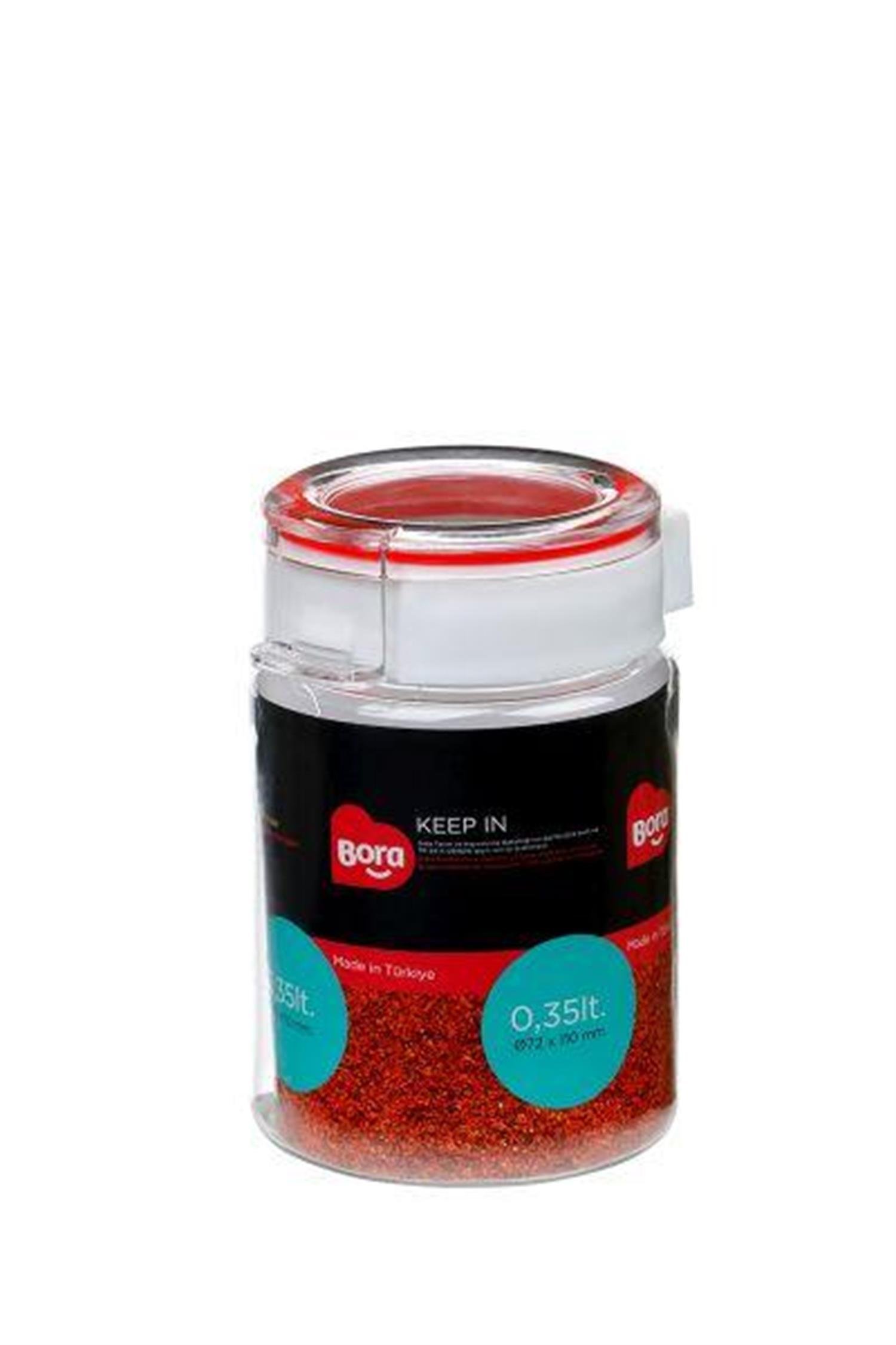 Bora Plastik Pet Yuvarlak 63mm No:2 - 0,35 Lt BO2211