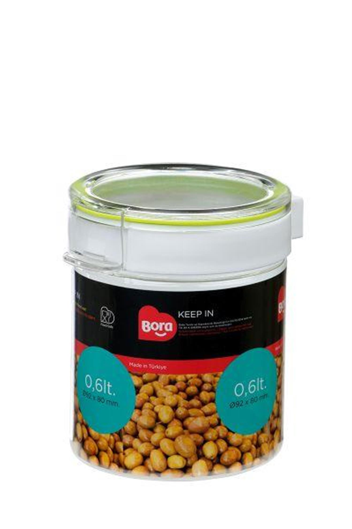 Bora Plastik Pet Yuvarlak 63mm No:3 - 0,42 Lt BO2212