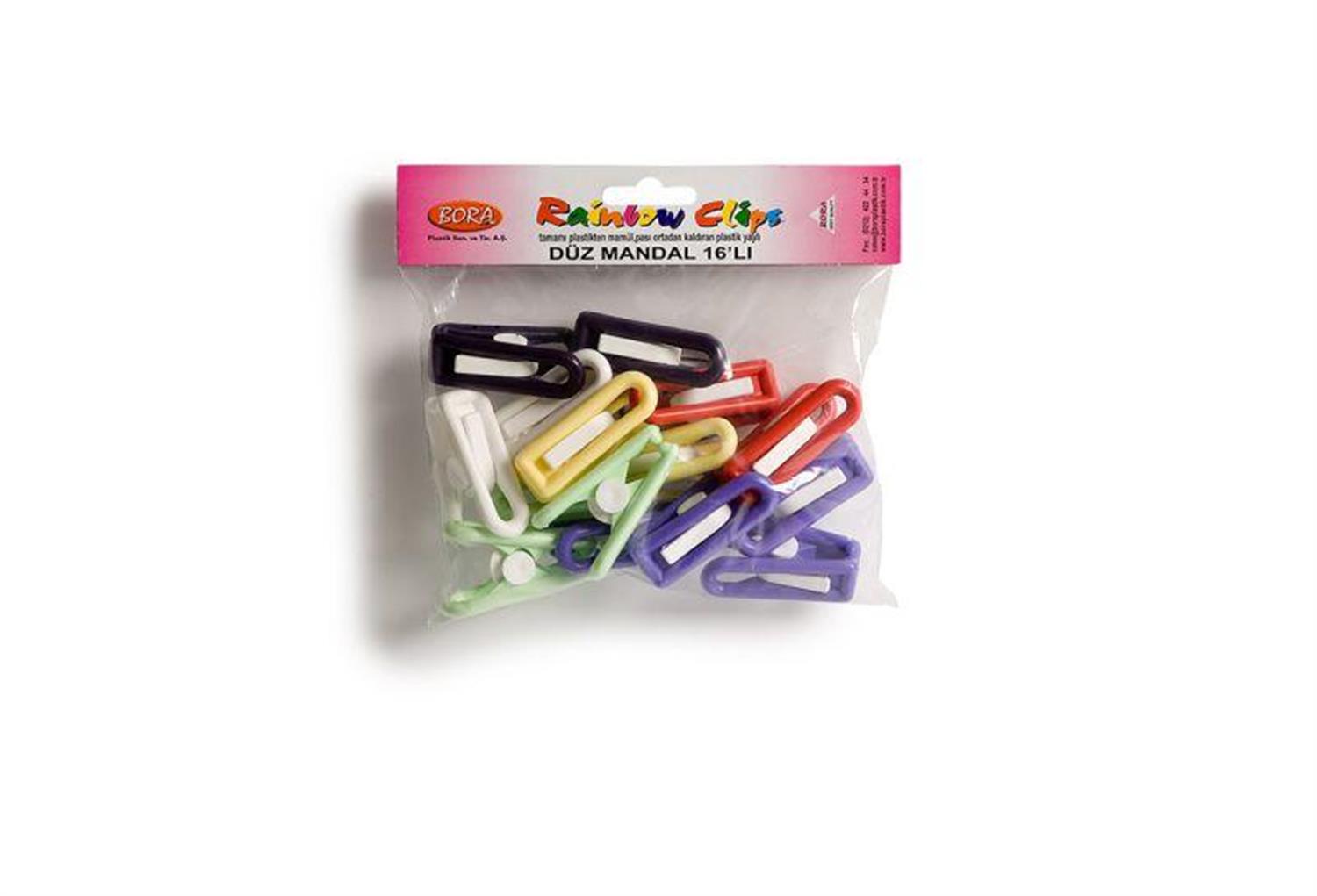Bora Plastik Plastik Mandal 16'lı BO685