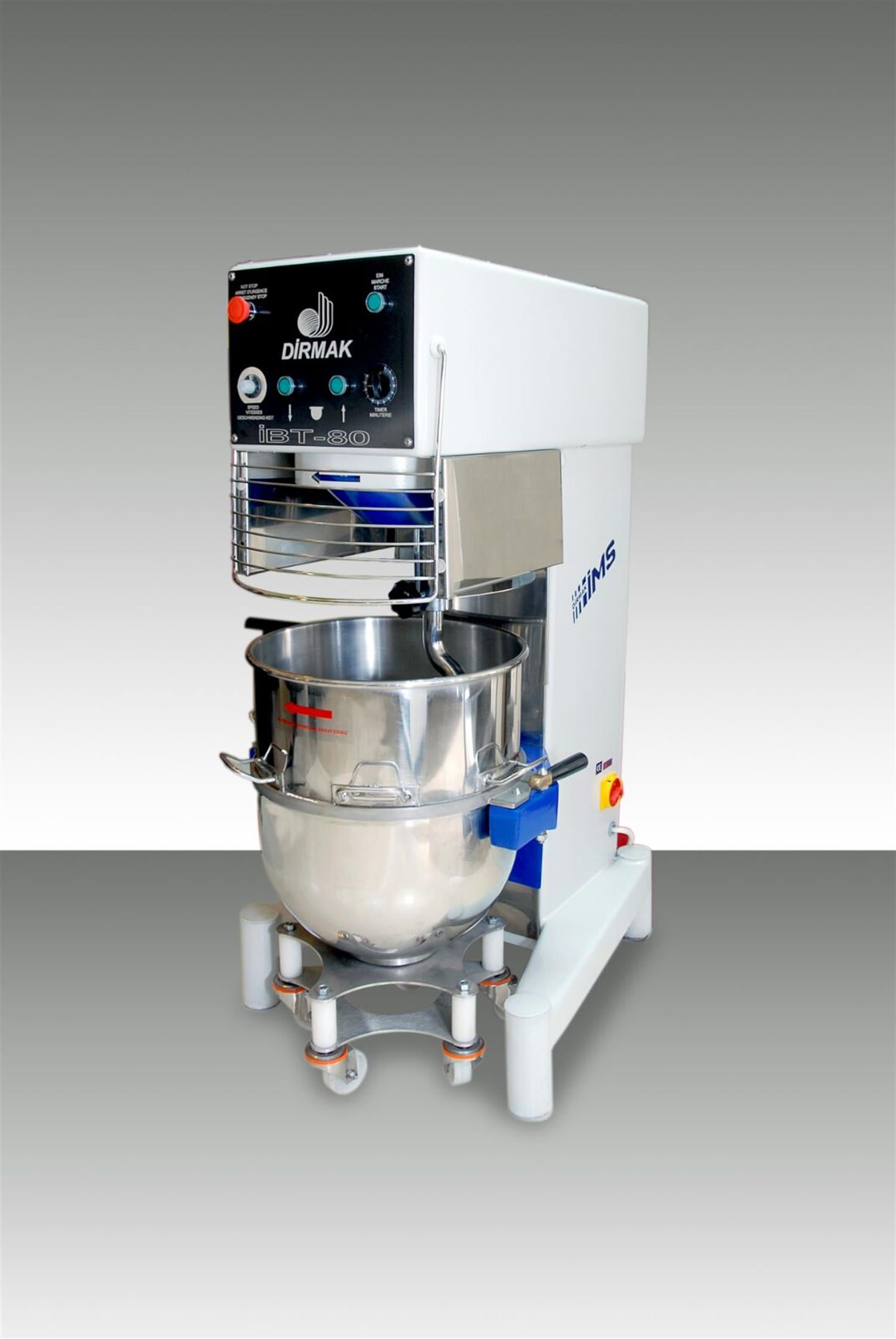 Dirmak Planet Hız Kontrollü Mikser IBT 80-VE