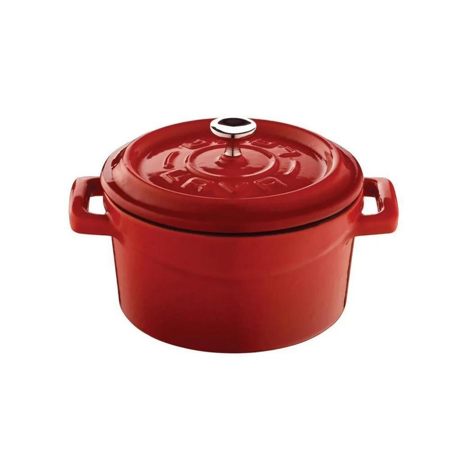 Dokum Mını Tencere Kırmızı Ø10 Cm 0,35 Lt