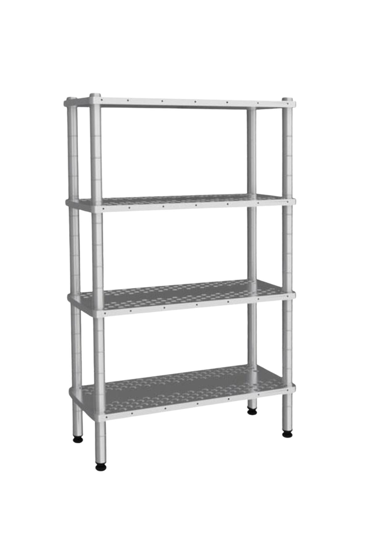 Delikli Raflar 4 Katlı (1800 mm)  EMP.D.3.46183-18-4-D