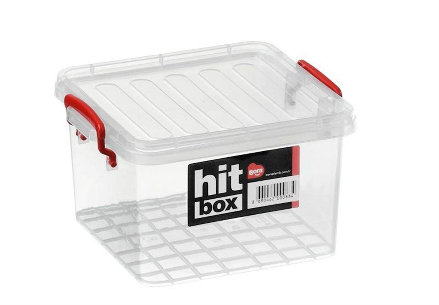 Hit Box Gıdaya Uygun Kapaklı Kasa No:14 - 5,5 Lt BO483