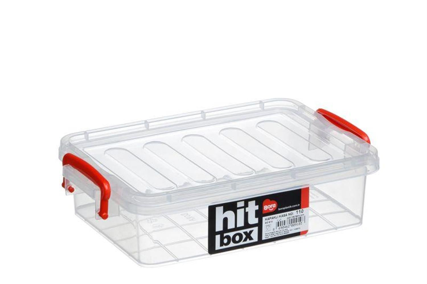 Hit Box Gıdaya Uygun Kapaklı Kasa No:910 - 1 Lt BO910