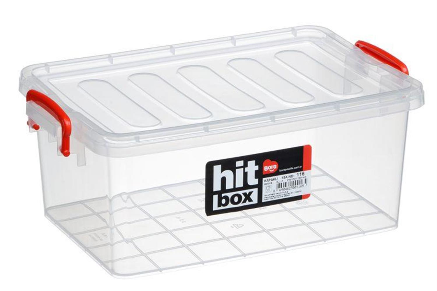 Hit Box Gıdaya Uygun Kapaklı Kasa No:916 - 3,2 Lt BO916