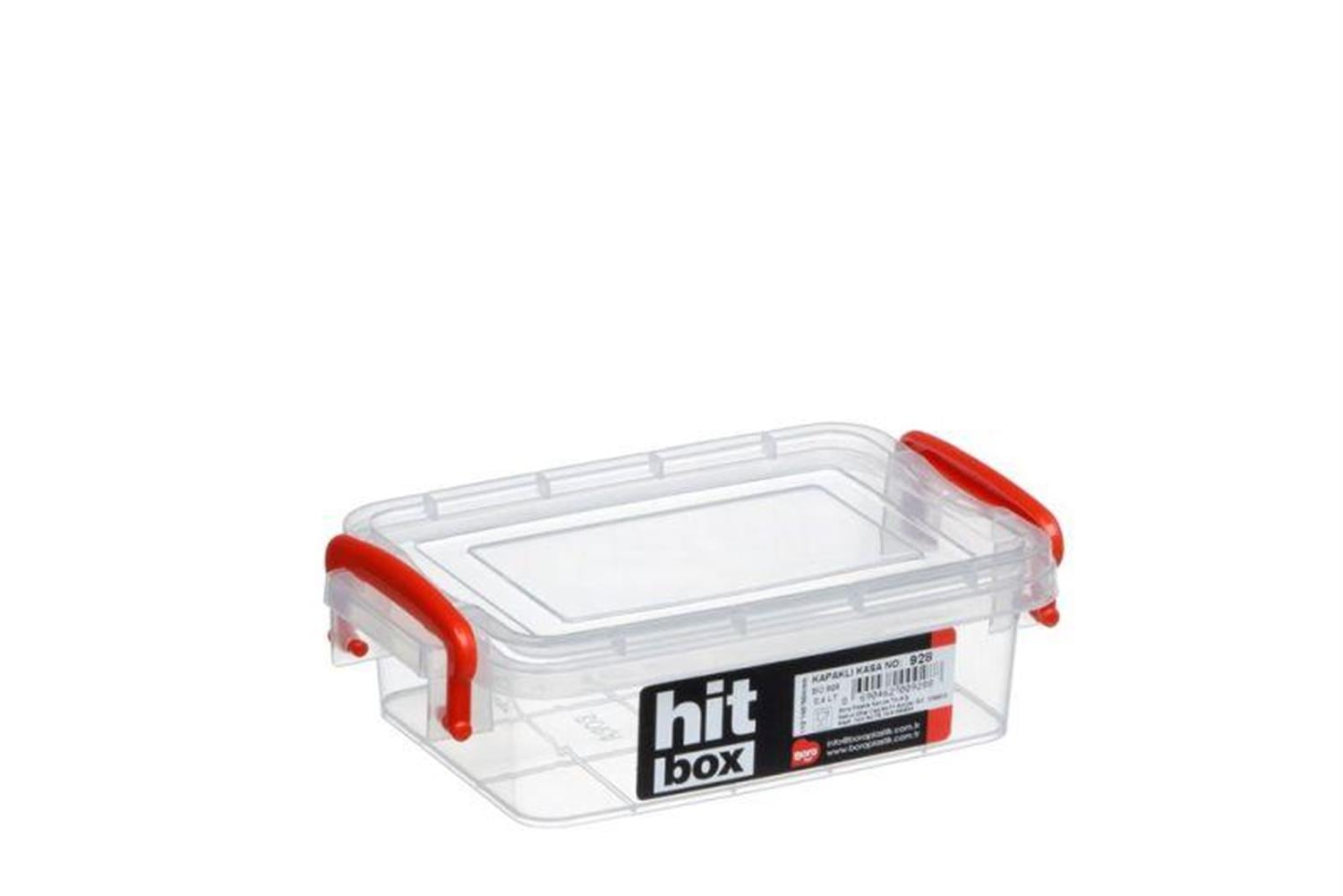 Hit Box Gıdaya Uygun Kapaklı Kasa No:928 - 400 ml BO928