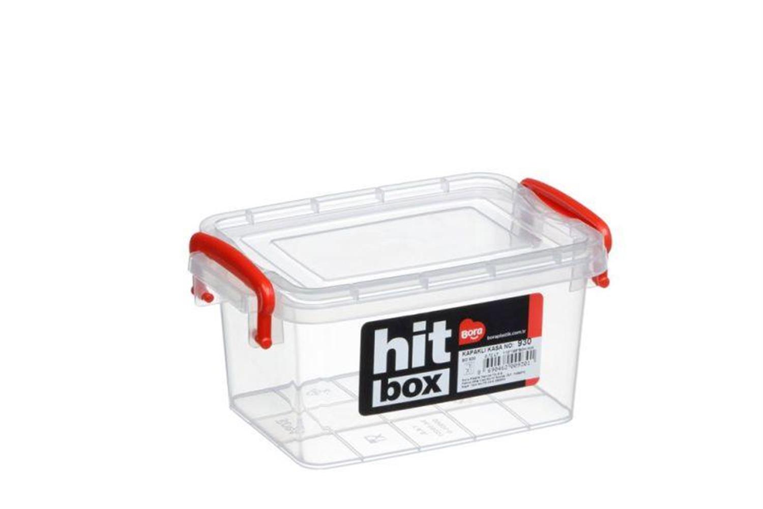 Hit Box Gıdaya Uygun Kapaklı Kasa No:930 - 720 ml BO930