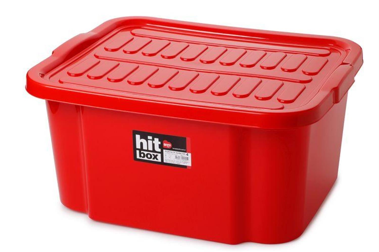 Hit Box Gıdaya Uygun Portatif Kasa No:4 - 38,4 Lt BO455