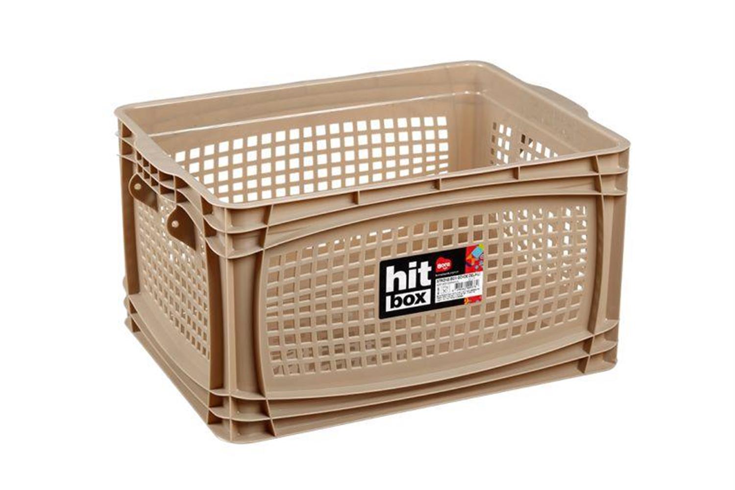 Hit Box Gıdaya Uygun Sağlam Kasa Delikli Gövde - 21 Lt. BO937