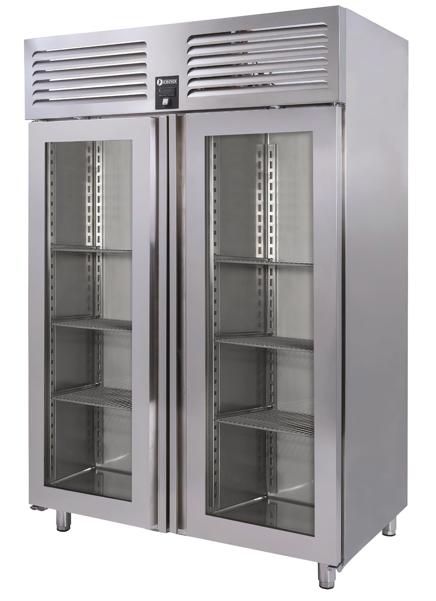 İceinox Dik Tip Gn Derin Dondurucu 2 Cam Kapılı 304 Kalite