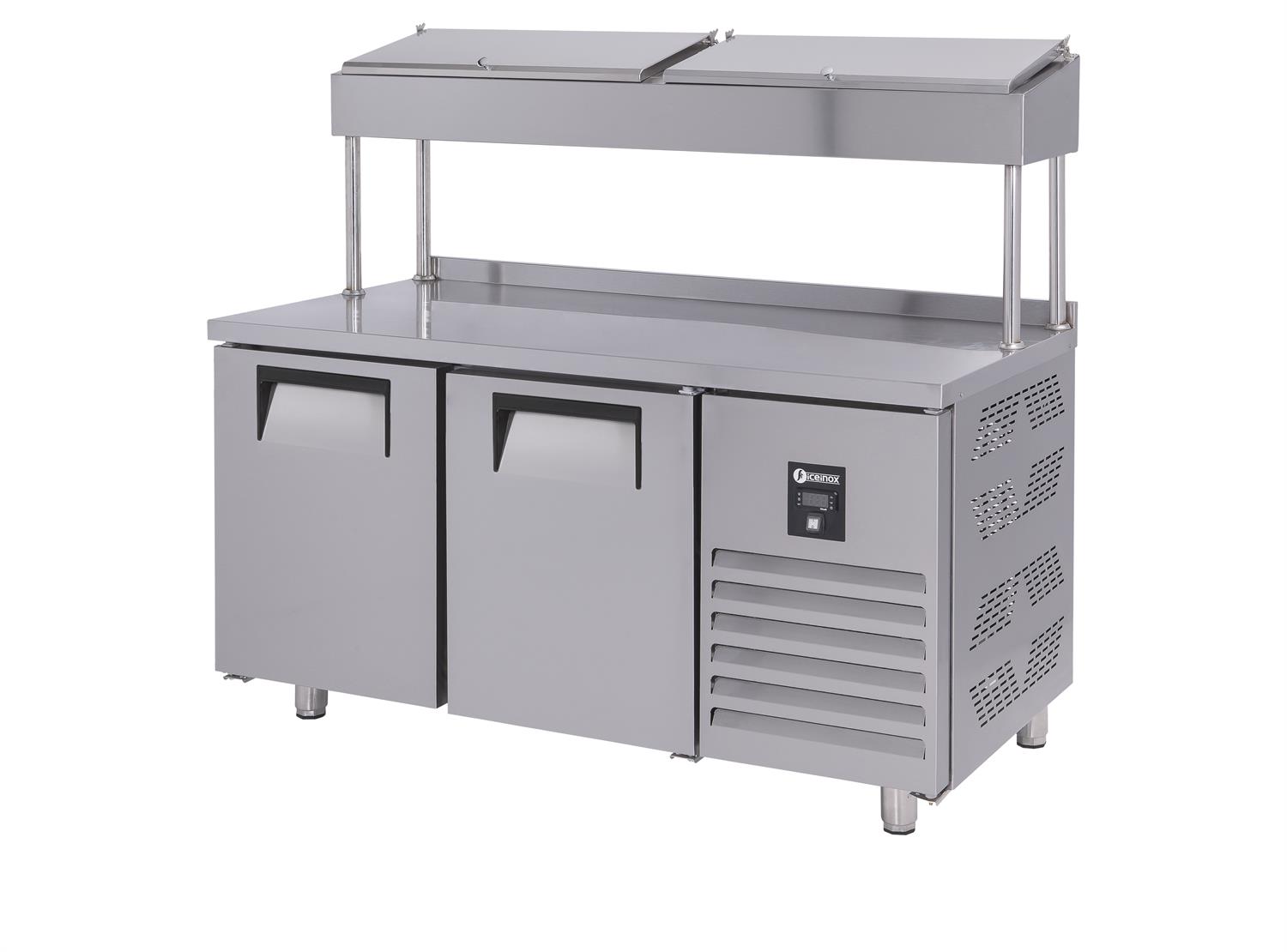 İceinox Make Up Snack Buzdolabı - 2 Kapılı - Yüksek 304 Kalite