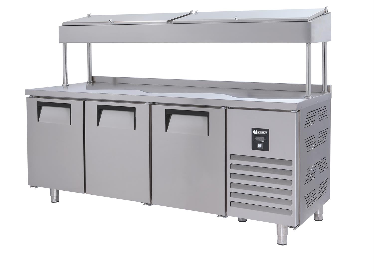 İceinox Make Up Snack Buzdolabı - 3 Kapılı - Yüksek 304 Kalite