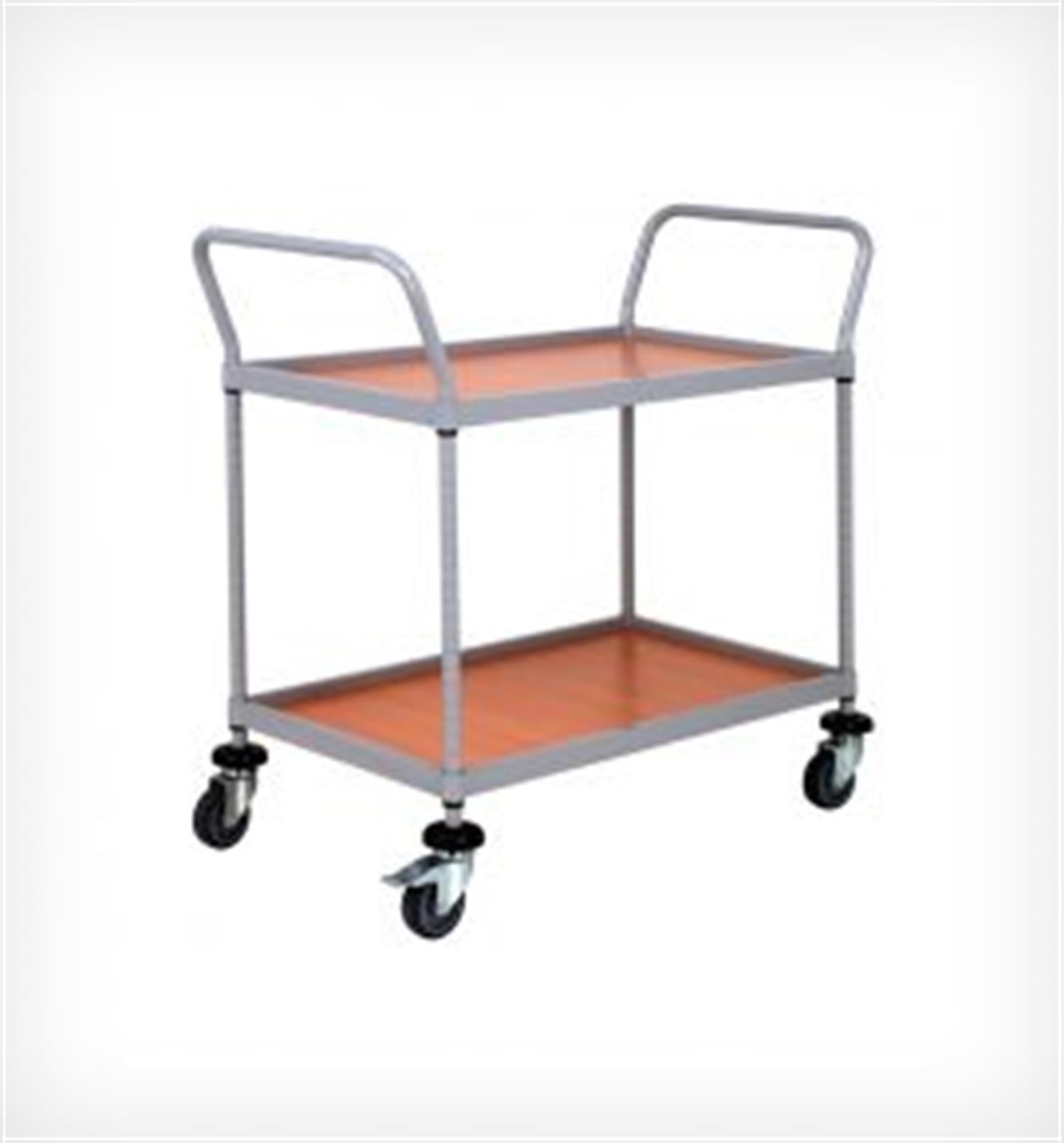 İki Katlı Ahşap Servis Arabası 