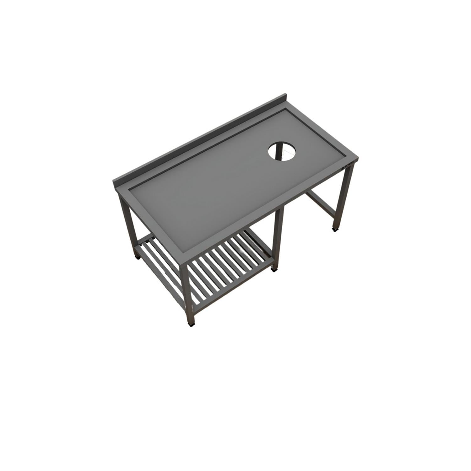 Krompres Bulaşık Sıyırma Tezgahı KBULST01