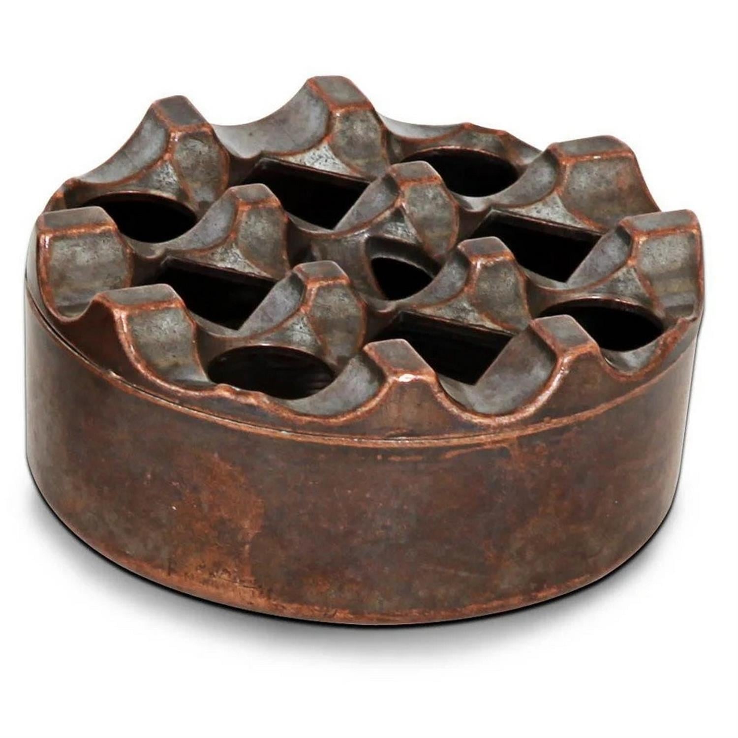 Kulluk Dokum Yuvarlak Bronz Ø9,3X4 Cm