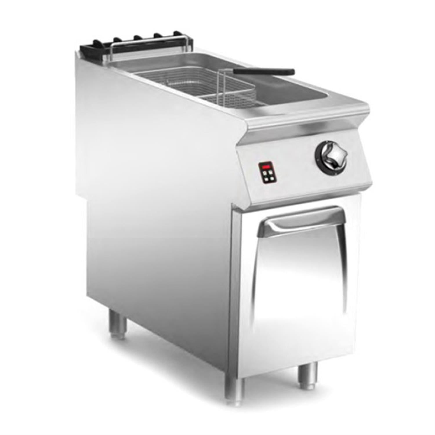 Mareno 22lt Kapasiteli Tek Tanklı Elektrik Kontrol Panelli Elektrikli Fritöz NF94E22K