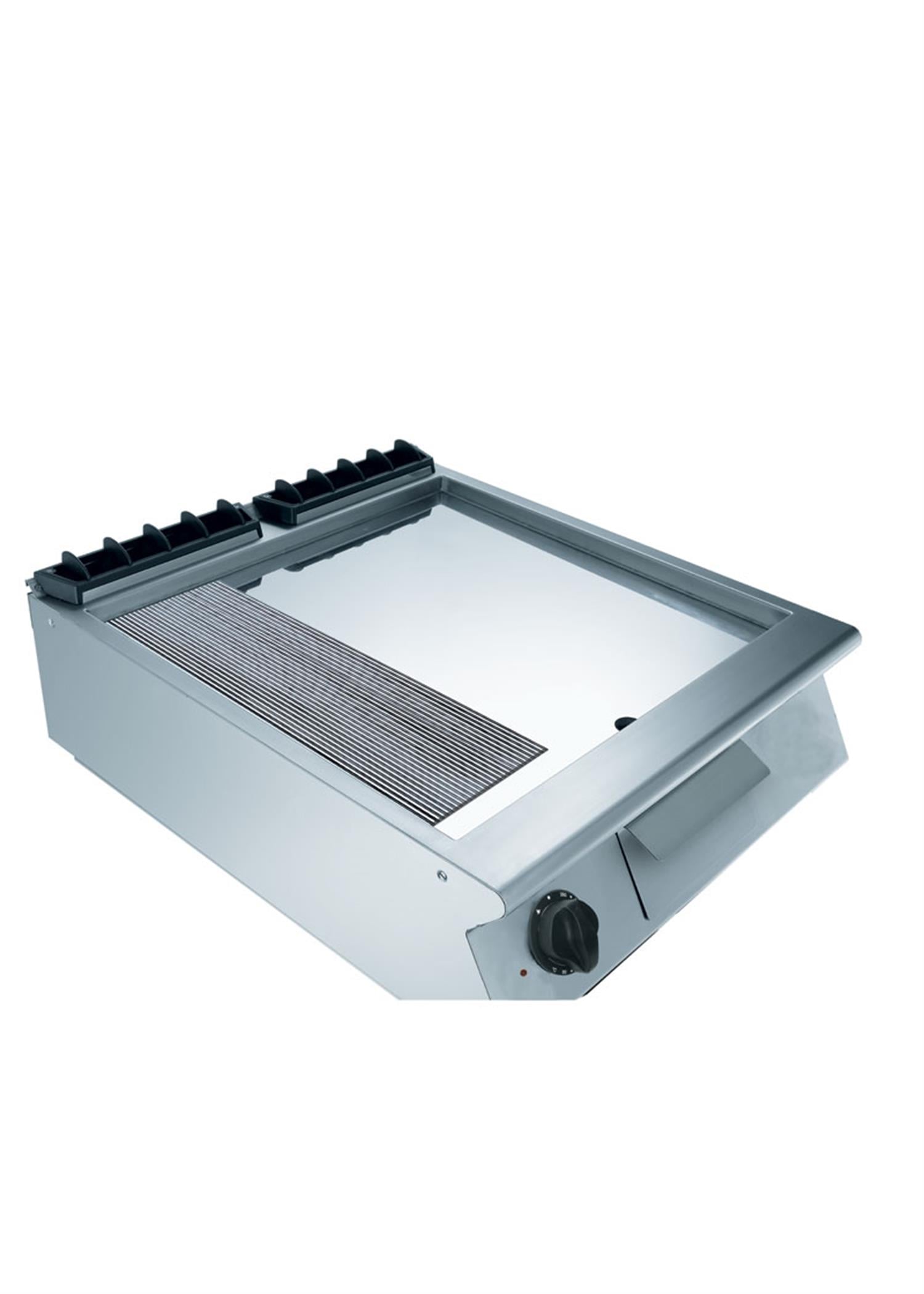 Mareno Kromajlı 2/3 Düz 1/3 Oluklu Pleytli Elektrikli Izgara NFT76EMC