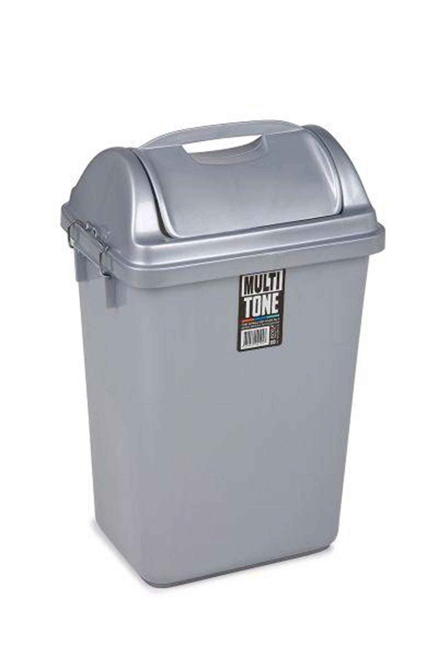 Mono Tone Köşeli Çöp Kovası İtmeli No:4 - 36 Lt BO194