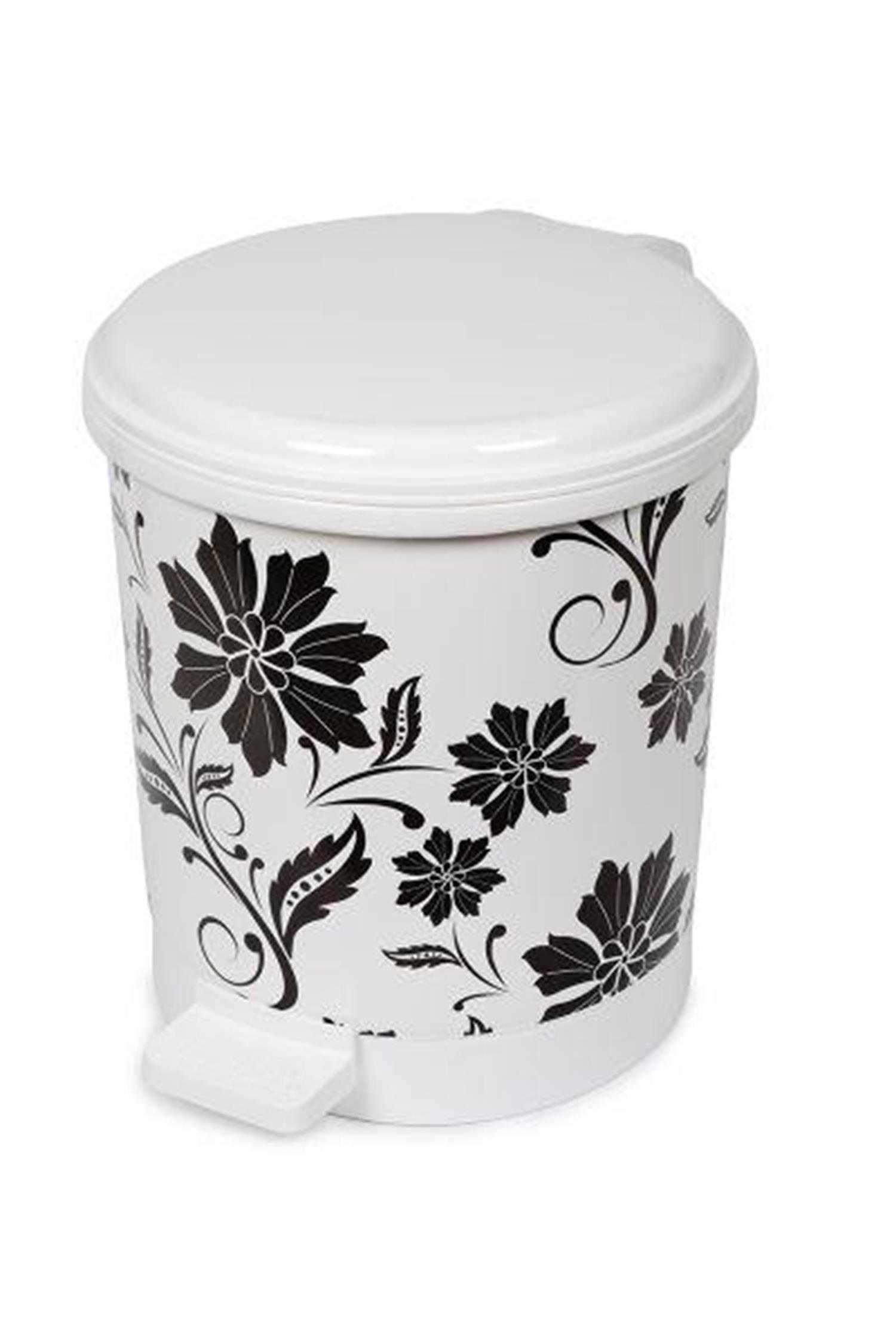 Mono Tone Pedallı Çöp Kovası Desenli No:0 - 3 Lt BO196