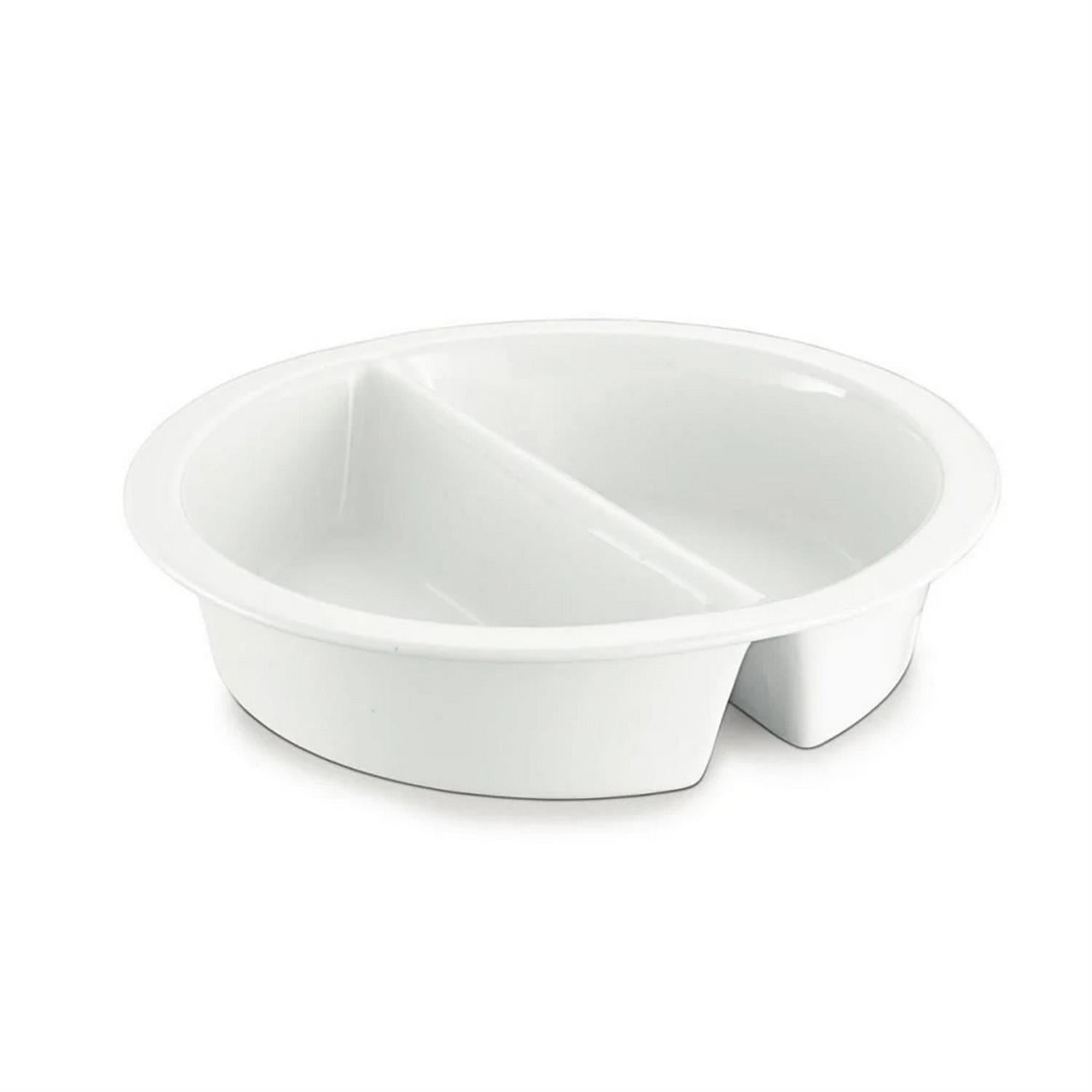 Porselen Yuvarlak Bolmelı Kuvet 39X6,5 Cm