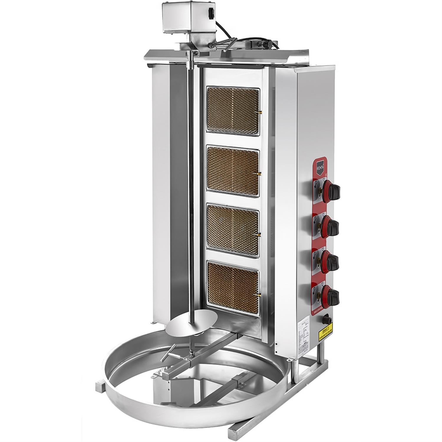 Remta 4 Radyanlı Üstten Motorlu Gazlı Döner Ocağı