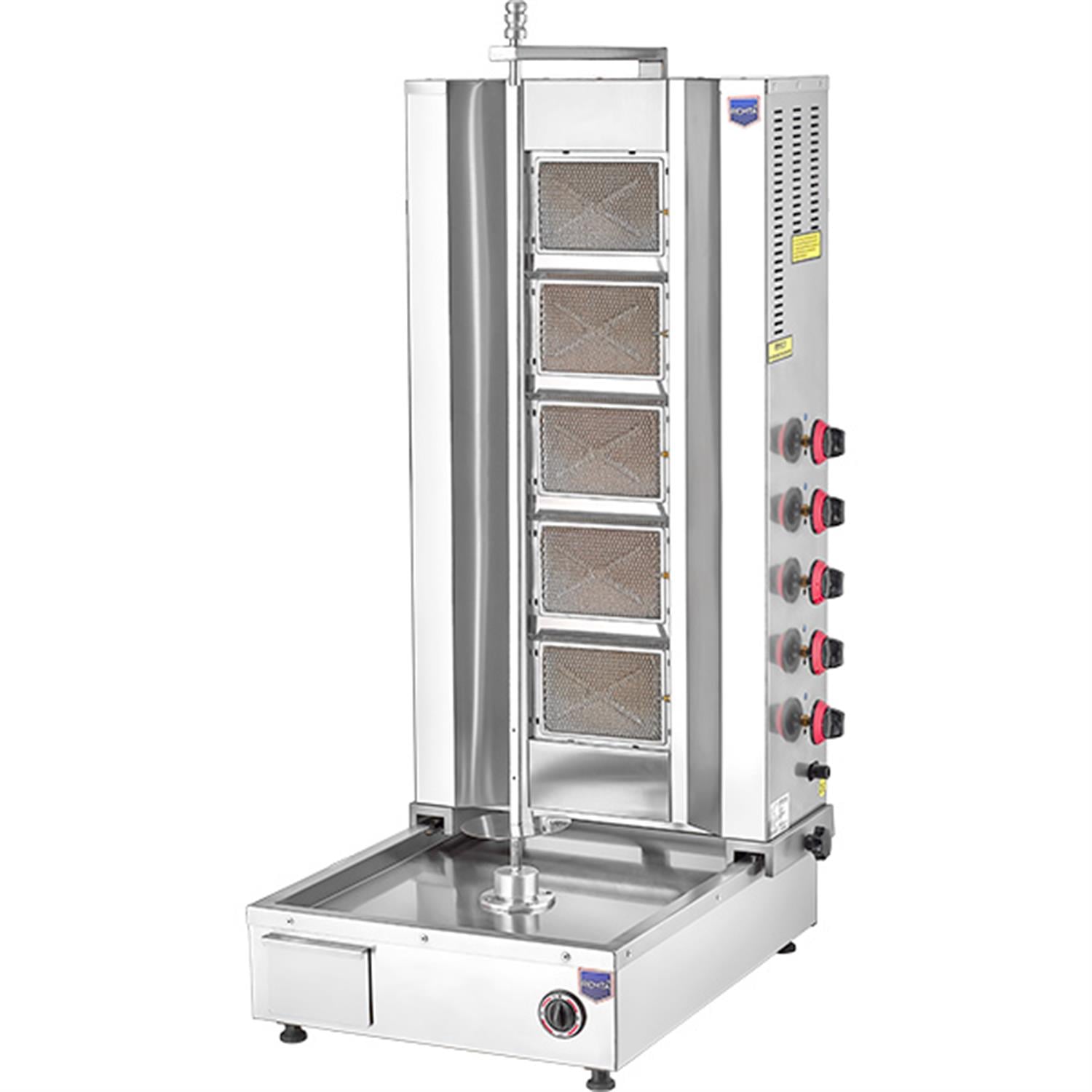 Remta 5 Radyanlı Alttan Motorlu Gazlı Döner Ocağı